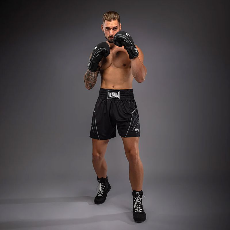 Spodenki bokserskie męskie Venum Streamline Boxing black/white 2