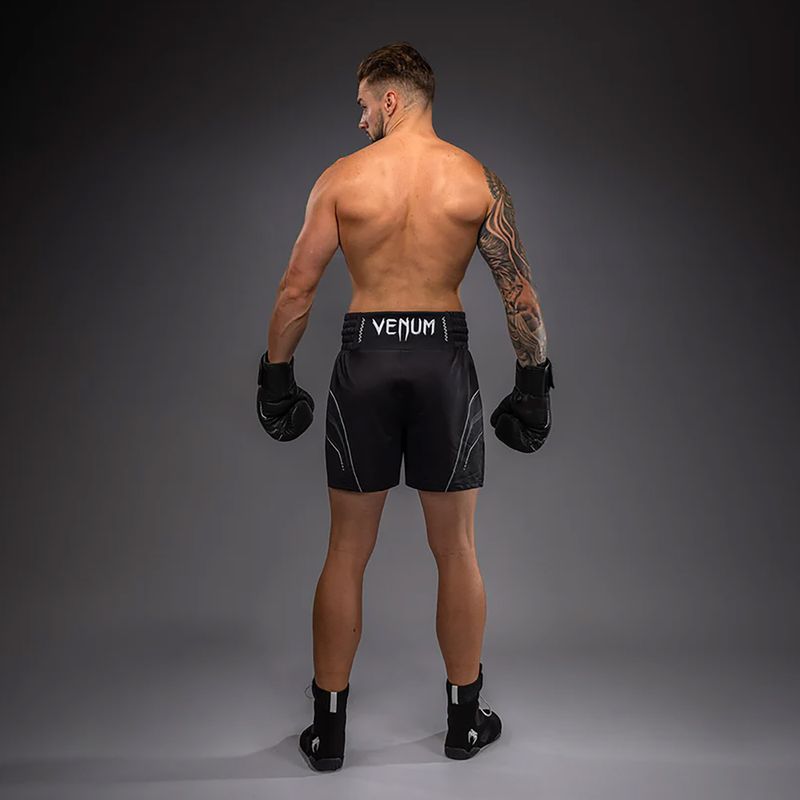 Spodenki bokserskie męskie Venum Streamline Boxing black/white 3
