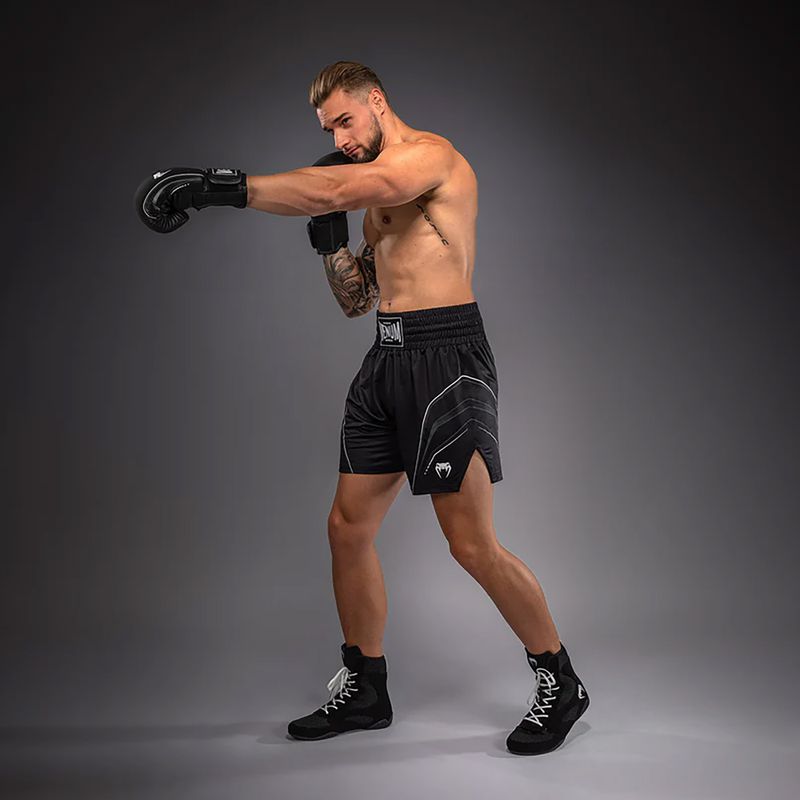 Spodenki bokserskie męskie Venum Streamline Boxing black/white 4