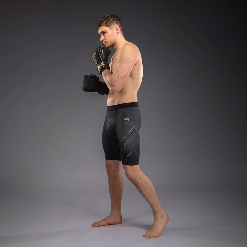 Spodenki treningowe męskie Venum Streamline Vale Tudo black/gold 4