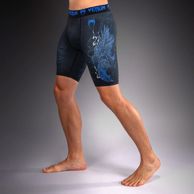 Spodenki treningowe męskie Venum Thunder Dragon Vale Tudo black/royal blue 5