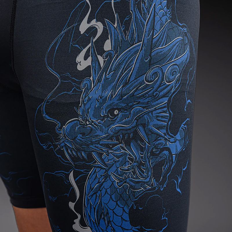 Spodenki treningowe męskie Venum Thunder Dragon Vale Tudo black/royal blue 6
