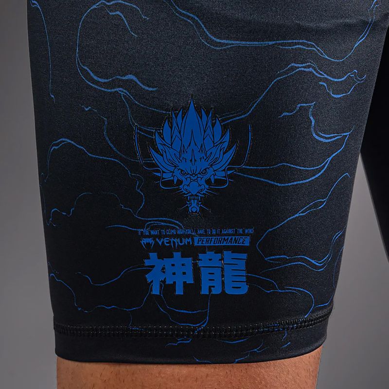 Spodenki treningowe męskie Venum Thunder Dragon Vale Tudo black/royal blue 7