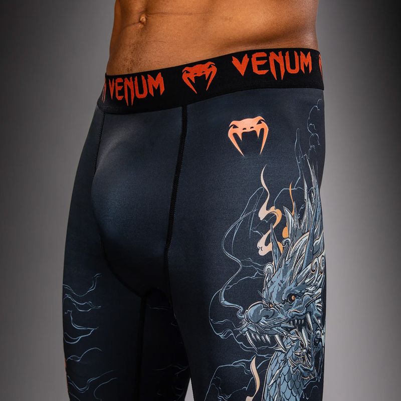 Spodenki treningowe męskie Venum Thunder Dragon Vale Tudo black/grey/copper 8