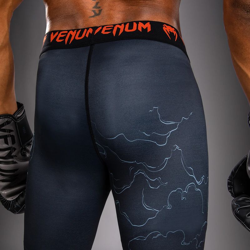 Spodenki treningowe męskie Venum Thunder Dragon Vale Tudo black/grey/copper 9