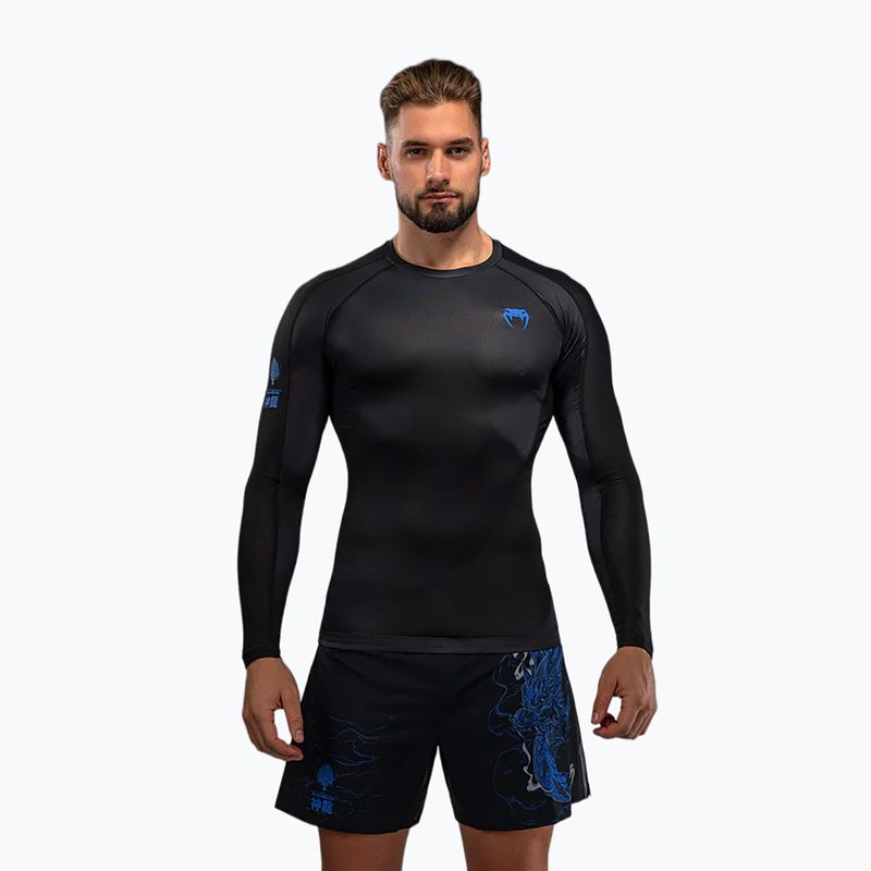Rashguard longsleeve męski Venum Thunder Dragon black/royal blue