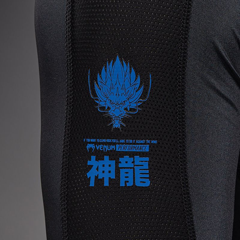 Rashguard longsleeve męski Venum Thunder Dragon black/royal blue 6