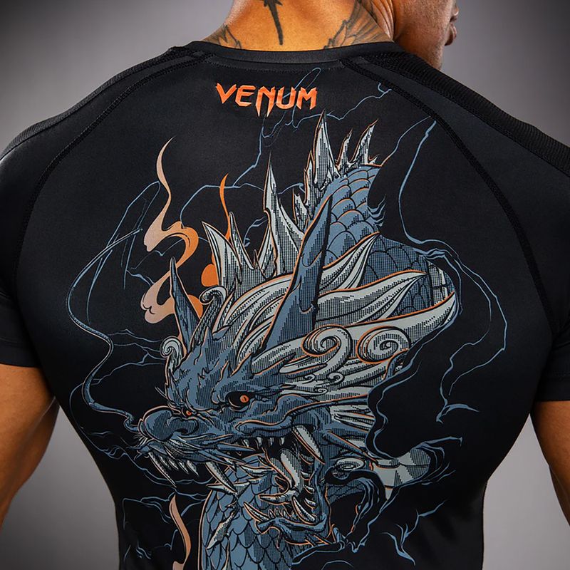 Rashguard Venum Thunder Dragon black/grey/copper 7
