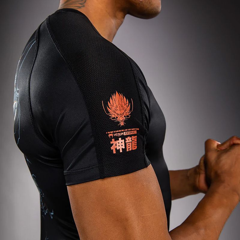 Rashguard męski Venum Thunder Dragon black/grey/copper 8