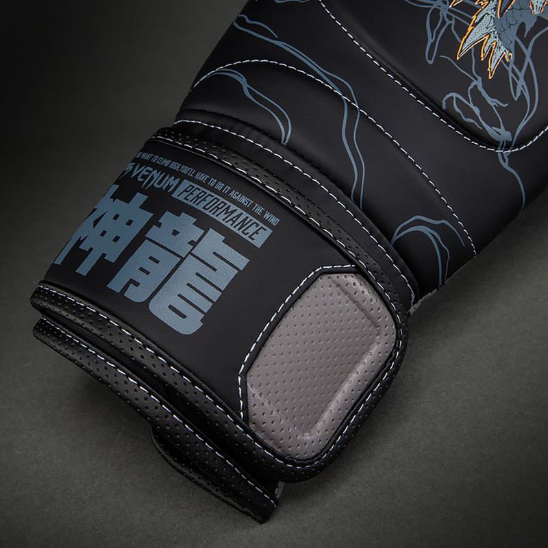 Rękawice bokserskie Venum Thunder Dragon Boxing black/grey/copper 3