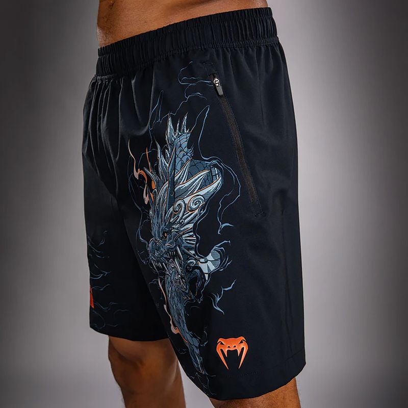 Spodenki treningowe męskie Venum Thunder Dragon Training black/grey/copper 5