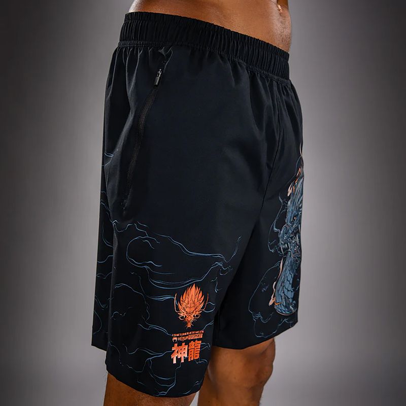 Spodenki treningowe męskie Venum Thunder Dragon Training black/grey/copper 7