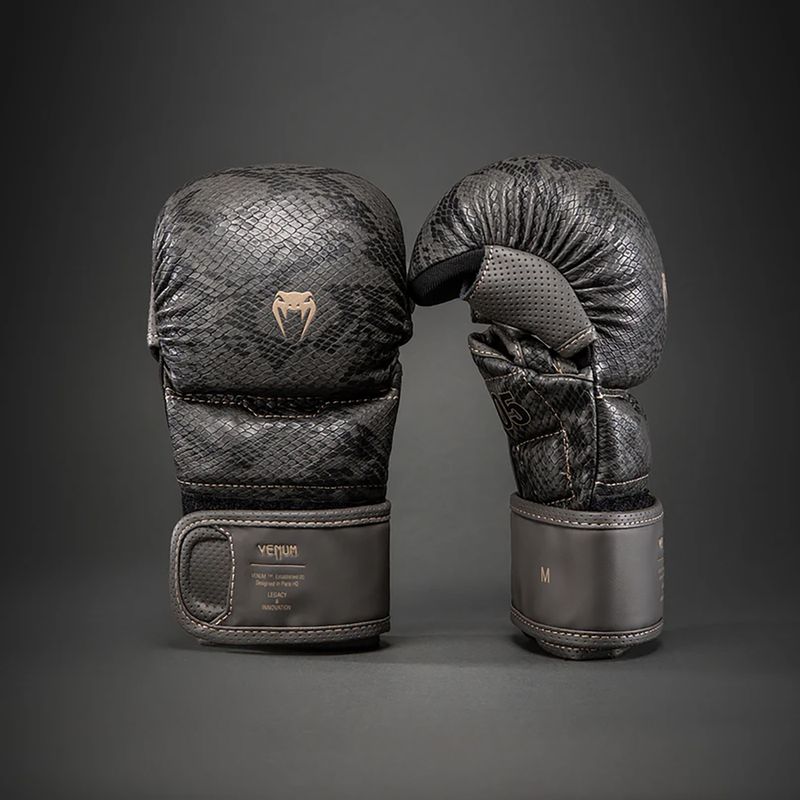 Rękawice sparingowe Venum Impact Evo Scales MMA Sparring dark grey 2
