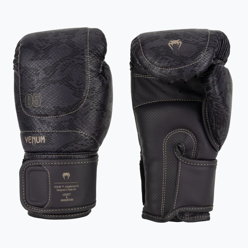 Rękawice bokserskie Venum Impact Evo Scales Boxing dark purple