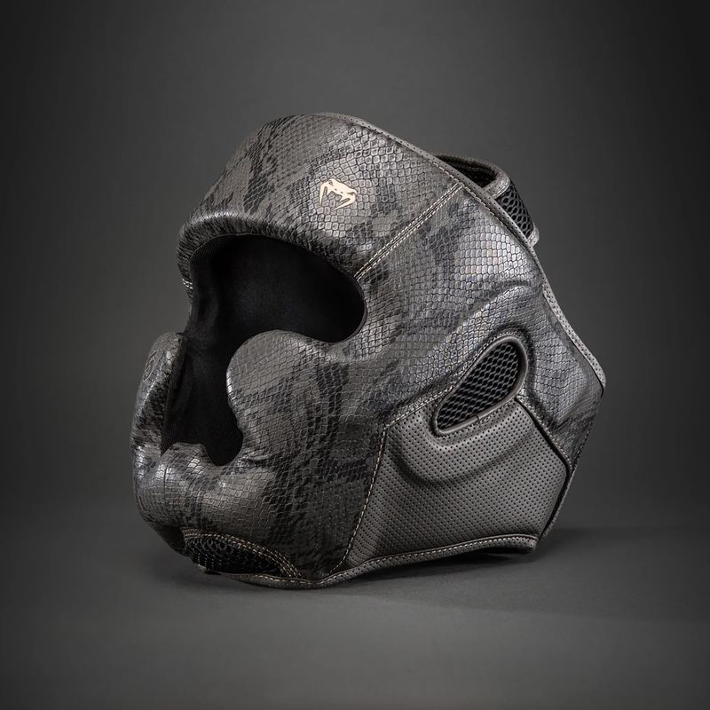 Kask bokserski Venum Impact Evo Scales dark grey 2