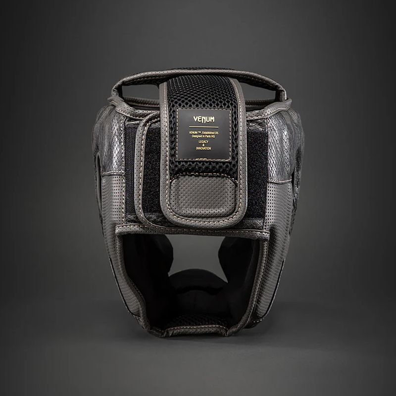 Kask bokserski Venum Impact Evo Scales dark grey 4
