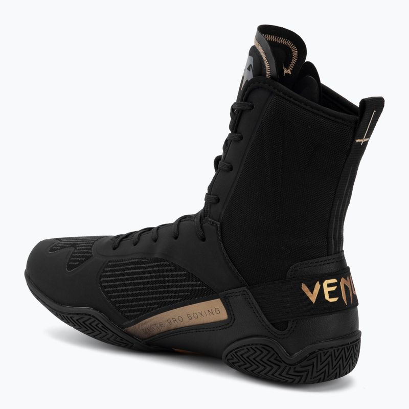 Buty bokserskie Venum Elite Neo Boxing black/gold 3