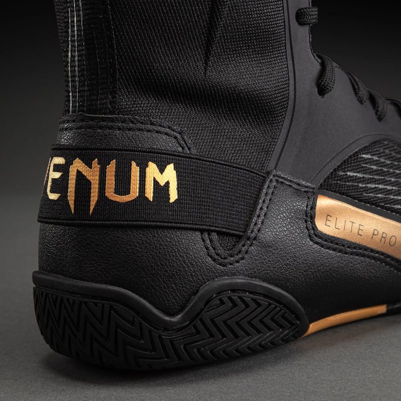 Buty bokserskie Venum Elite Neo Boxing black/gold 5