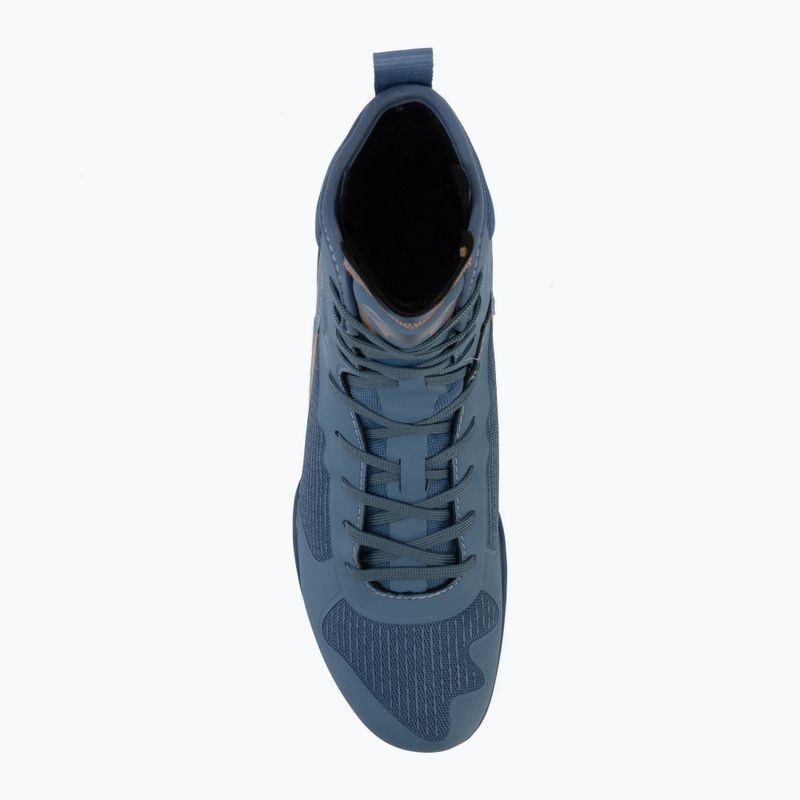 Buty bokserskie Venum Elite Neo Boxing steel blue/orange 5