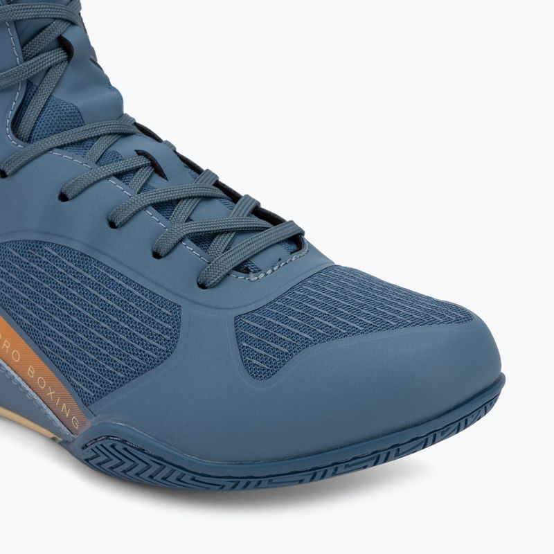 Buty bokserskie Venum Elite Neo Boxing steel blue/orange 7