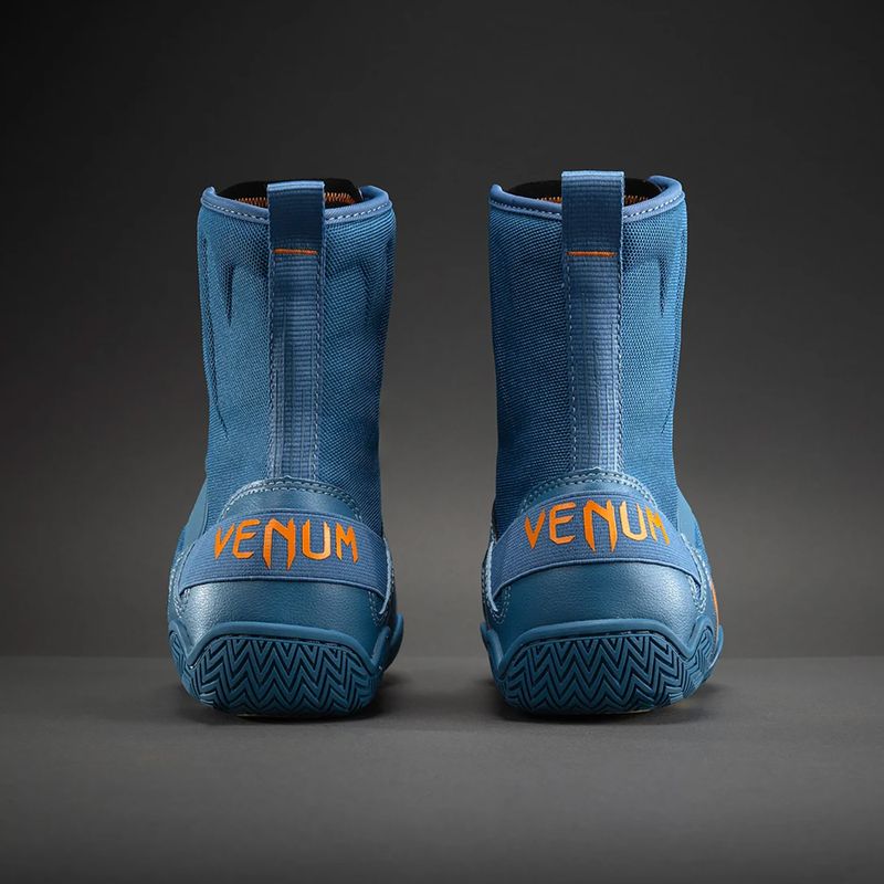 Buty bokserskie Venum Elite Neo Boxing steel blue/orange 3