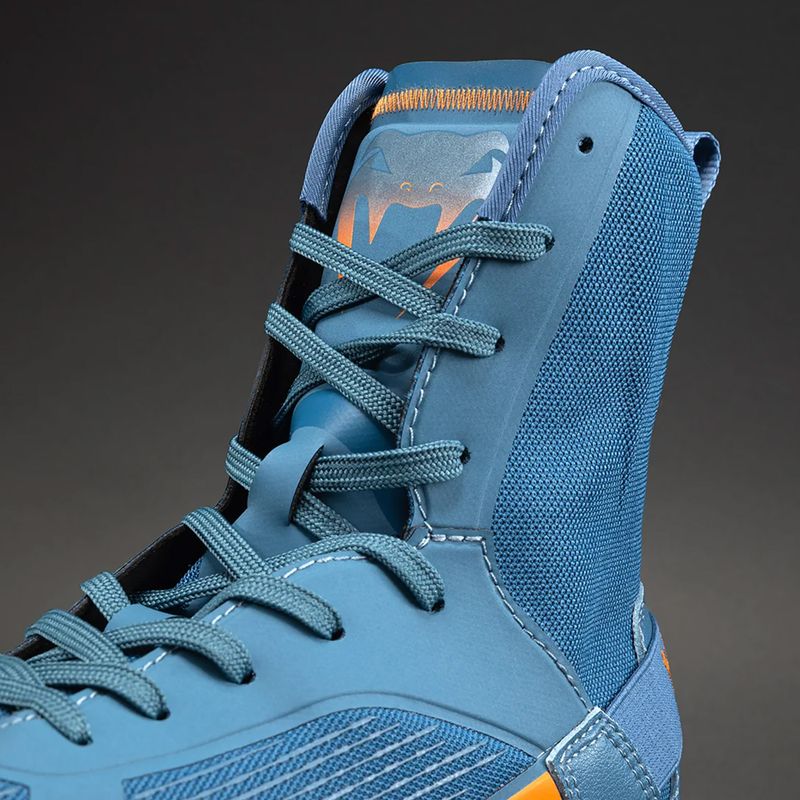 Buty bokserskie Venum Elite Neo Boxing steel blue/orange 4
