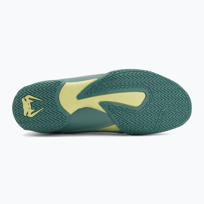 Buty bokserskie Venum Elite Neo Boxing green/neon yellow 4
