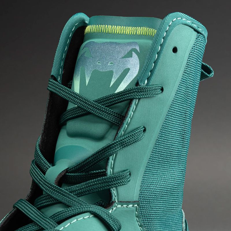 Buty bokserskie Venum Elite Neo Boxing green/neon yellow 4