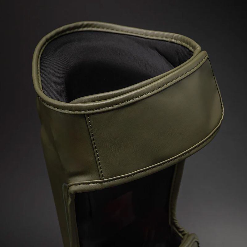 Ochraniacze piszczeli i stóp Venum Stealth Shin khaki/dark green 4