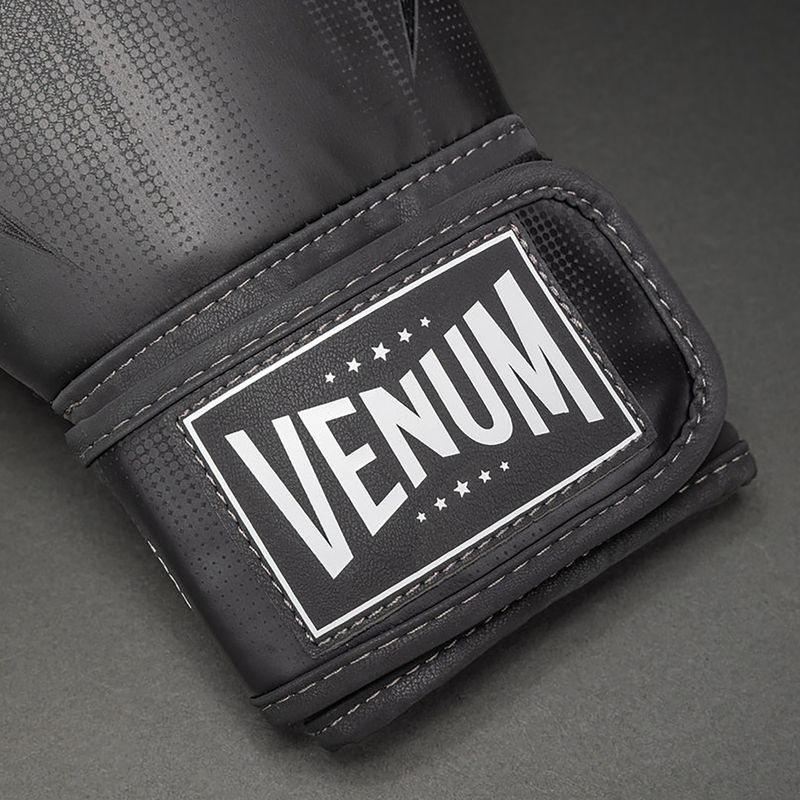 Rękawice bokserskie Venum Stealth Boxing black/white 3