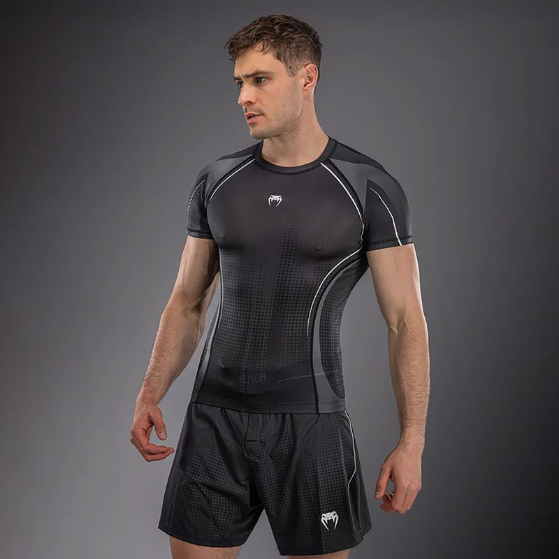Rashguard męski Venum Stealth Rashguard black/white 3