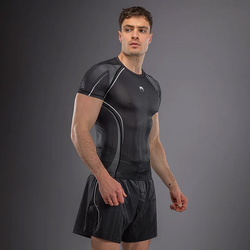 Rashguard męski Venum Stealth Rashguard black/white 4