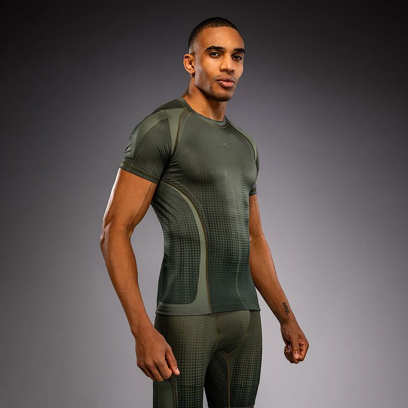 Rashguard męski Venum Stealth Rashguard khaki/dark green 3