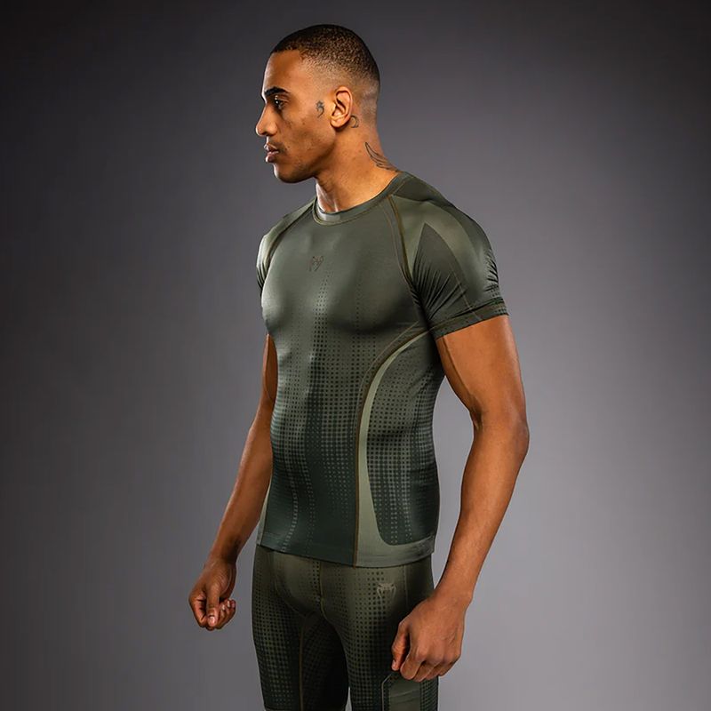 Rashguard męski Venum Stealth Rashguard khaki/dark green 4