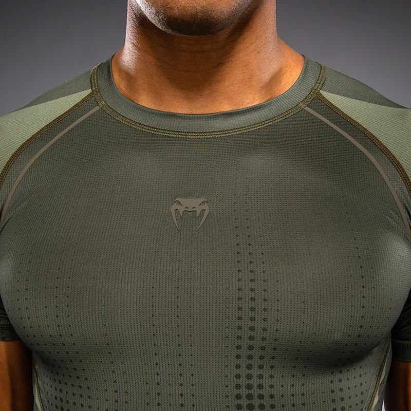 Rashguard męski Venum Stealth Rashguard khaki/dark green 5