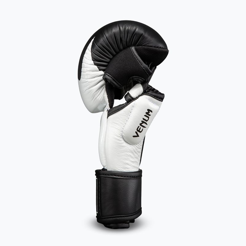 Rękawice MMA Venum Attack 2.0 Sparring Leather black/white 3