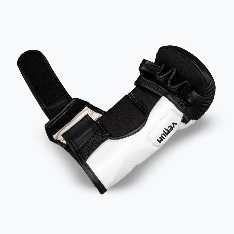 Rękawice MMA Venum Attack 2.0 Sparring Leather black/white 4