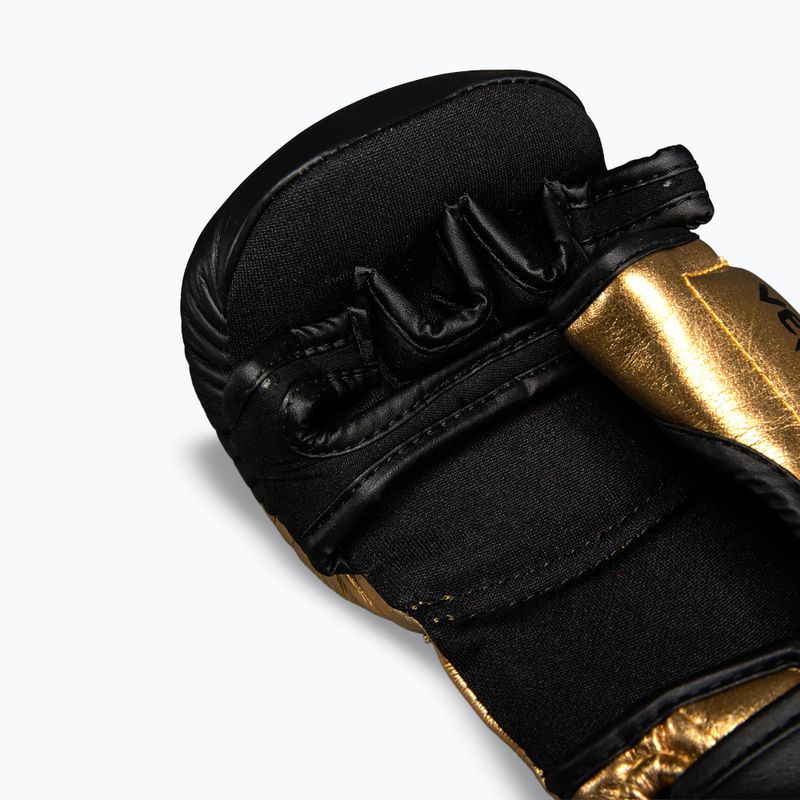 Rękawice MMA Venum Attack 2.0 Sparring Leather gold/black 6