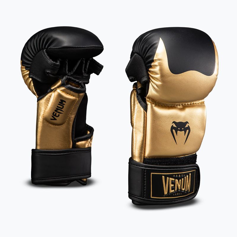 Rękawice sparingowe Venum Attack 2.0 Sparring gold/black