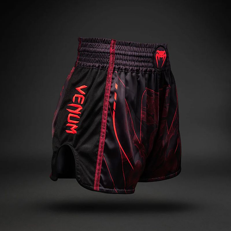 Spodenki treningowe męskie Venum Spectre Muay Thai black/red 3
