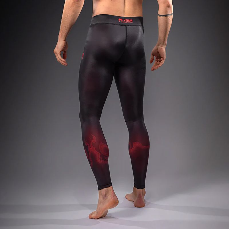 Legginsy treningowe męskie Venum Spectre Spats black/red 3