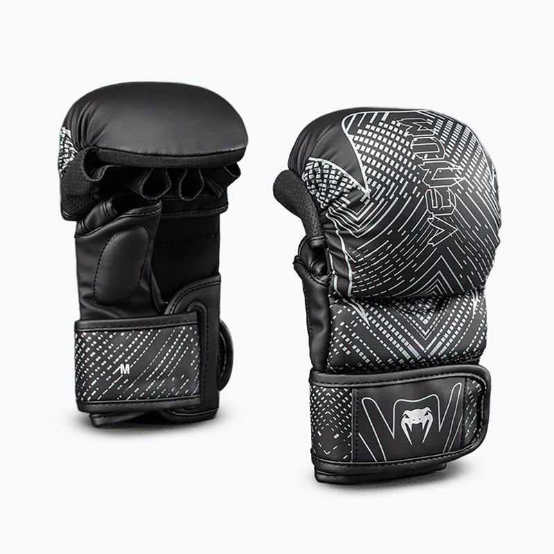 Rękawice sparingowe Venum Midnight Fury Sparring black/grey/silver