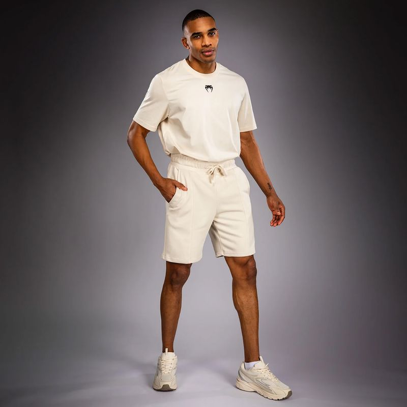 Spodenki męskie Venum Contender Fleece Cotton off white 2