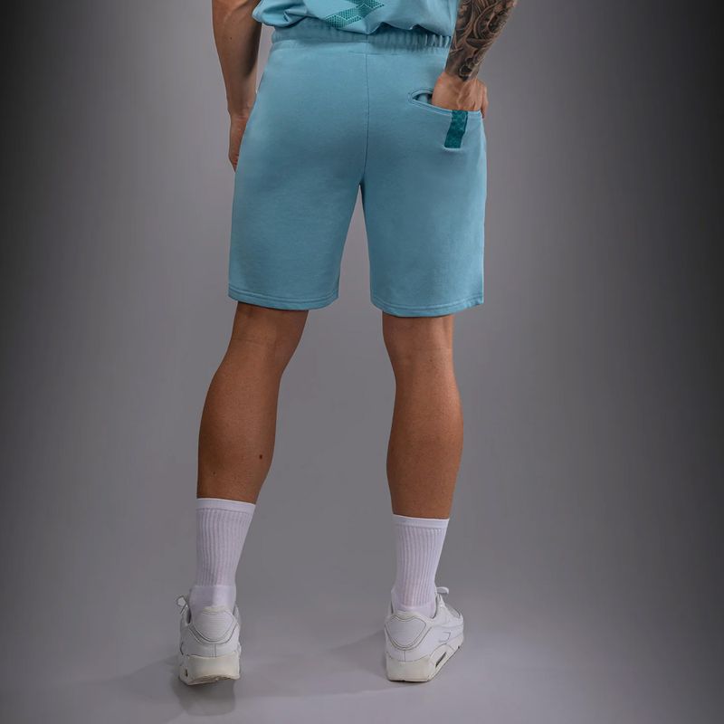 Spodenki męskie Venum Contender Fleece Cotton turquoise 3