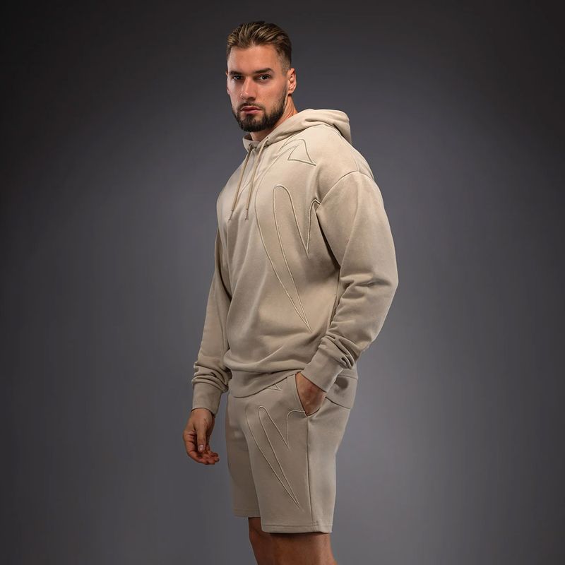 Bluza męska Venum Giant 3D Hoodie beige 4