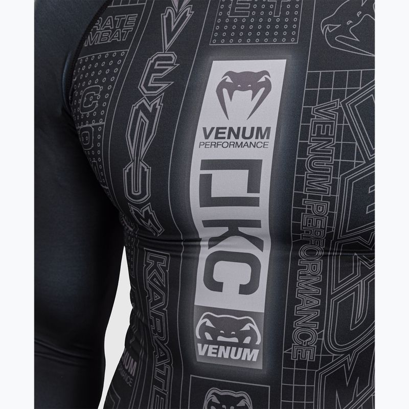 Rashguard longsleeve męski Venum Karate Combat black/grey 5
