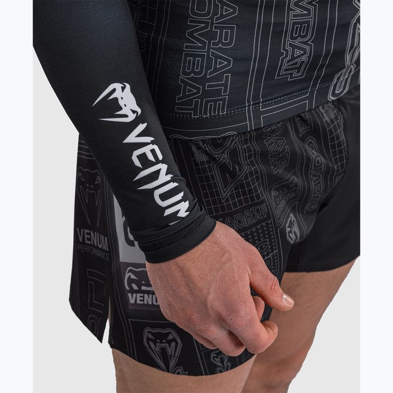 Rashguard longsleeve męski Venum Karate Combat black/grey 7