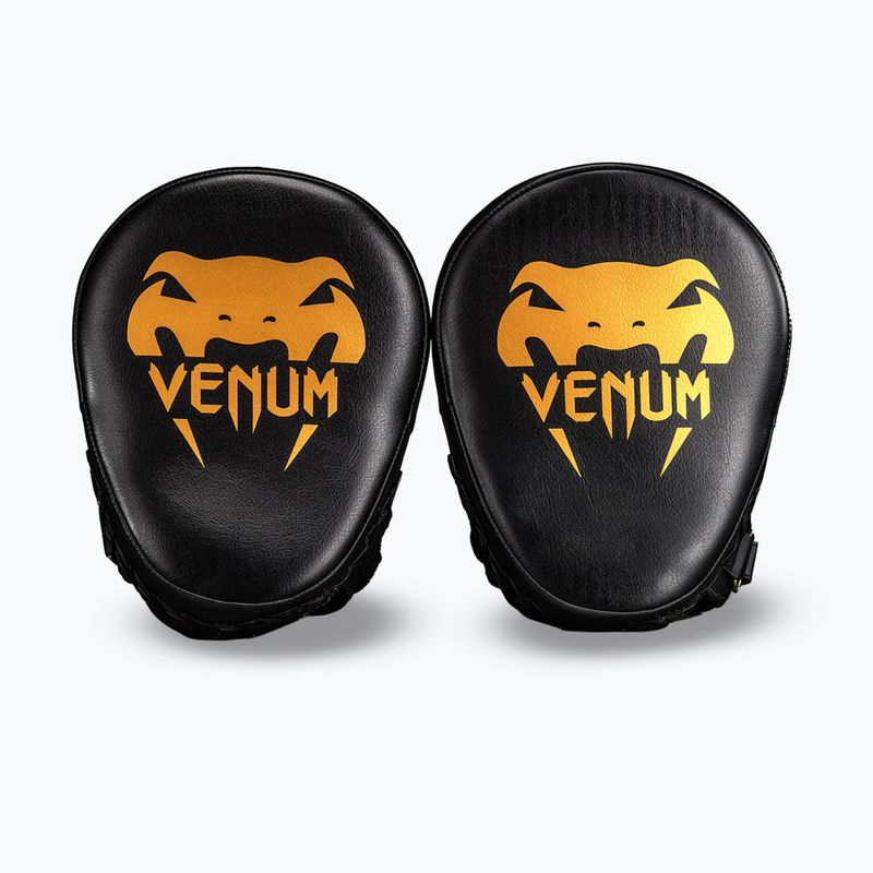 Tarcze treningowe Venum Light Focus Mitts black/gold