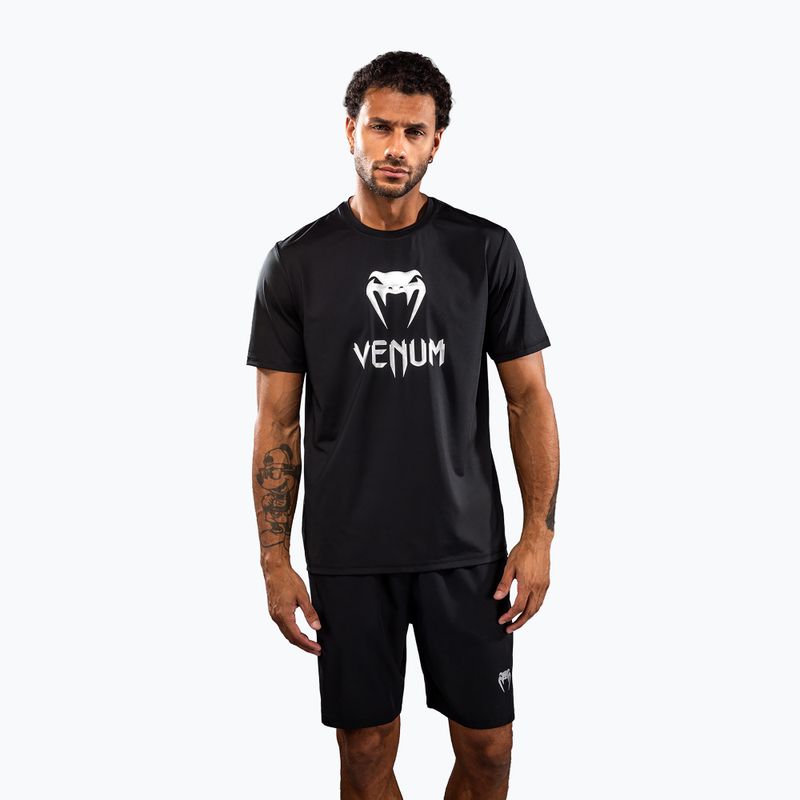 Koszulka męska Venum Classic Dry Tech black/silver