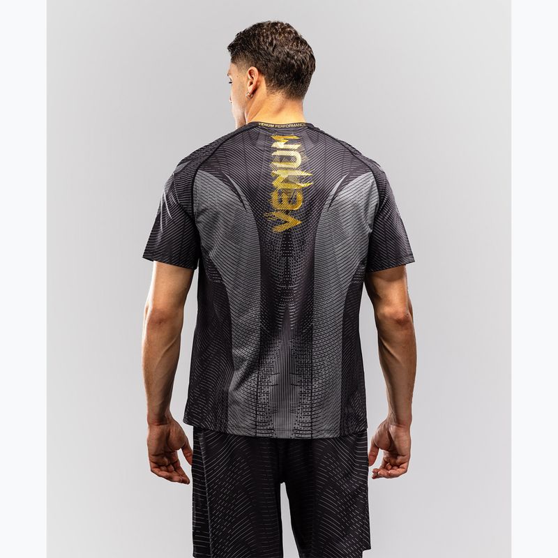 Koszulka męska Venum Galactic 3.0 Dry Tech black/gold 2